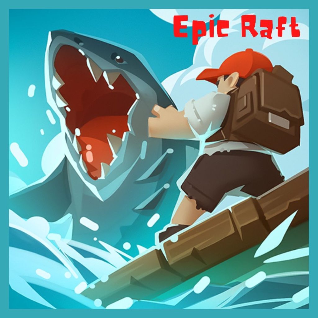 Epic-Raft-Fighting-Zombie-Shark-Survival-Poster Epic-Raft-Fighting-Zombie-Shark-Survival-Poster