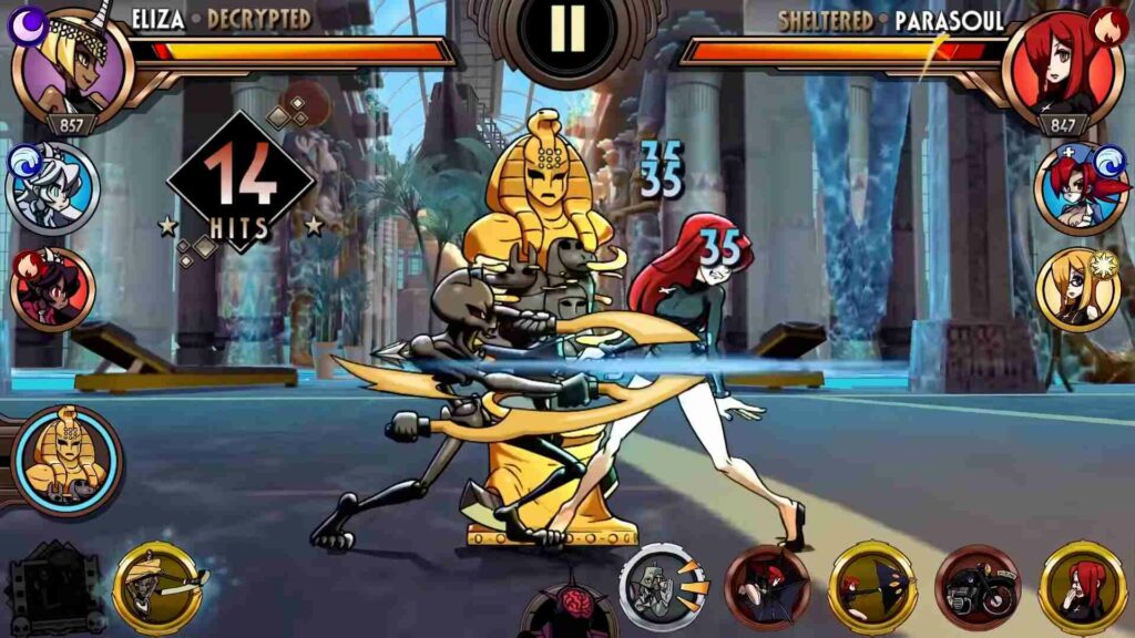 Skullgirls Fighting RPG Poster Skullgirls Fighting RPG Poster