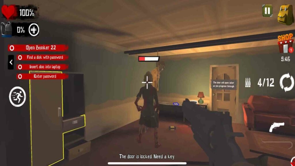 Bunker Zombie Survival Poster