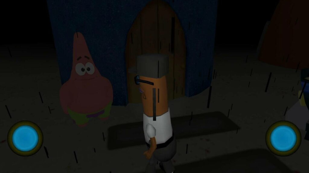 Squidward Horror Game Poster