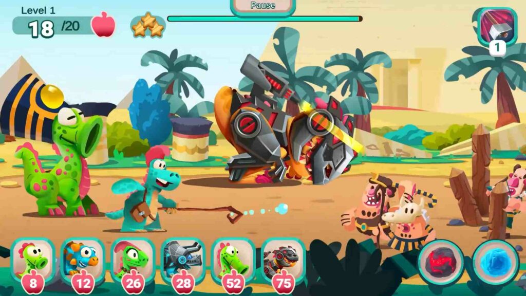 Dino Bash Travel Through Time Poster